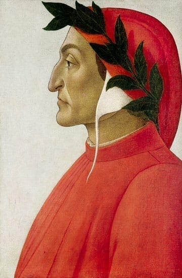 Dante Alighieri. Escritor. la Divina Comedia