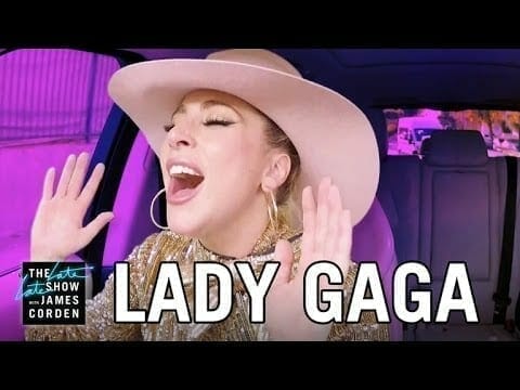 Lady Gaga en el Carpool Karaoke de James Corden