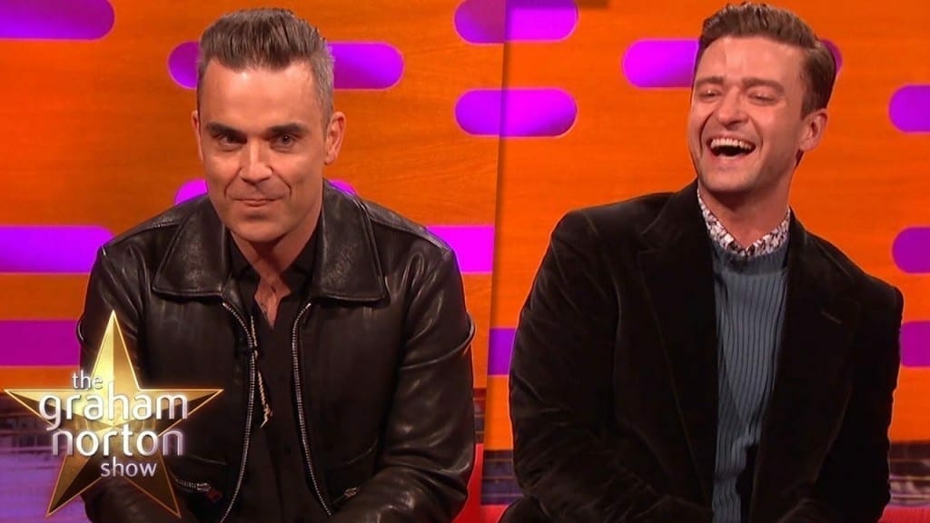 Robbie Williams contando sus intimidades… desternillante