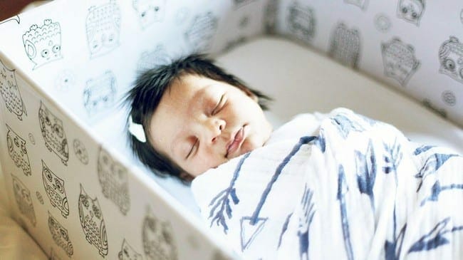 Las conocidas 'cajas finlandesas' se repartirán en Estados Unidos a todas aquellas madres que den a luz