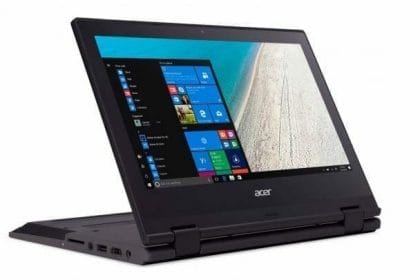 El nuevo modelo de portátil Acer TravelMate Spin B1 B118 presenta interesantes posibilidades para el sector educativo