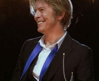 David Bowie en el 2002. Fuente: Wikipedia. Autor: Photobra|Adam Bielawski