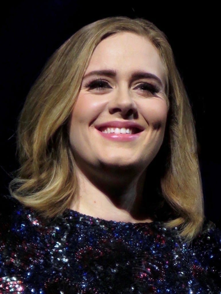 Adele en el 2016. Fuente: Wikipedia. Autor: Marc E.