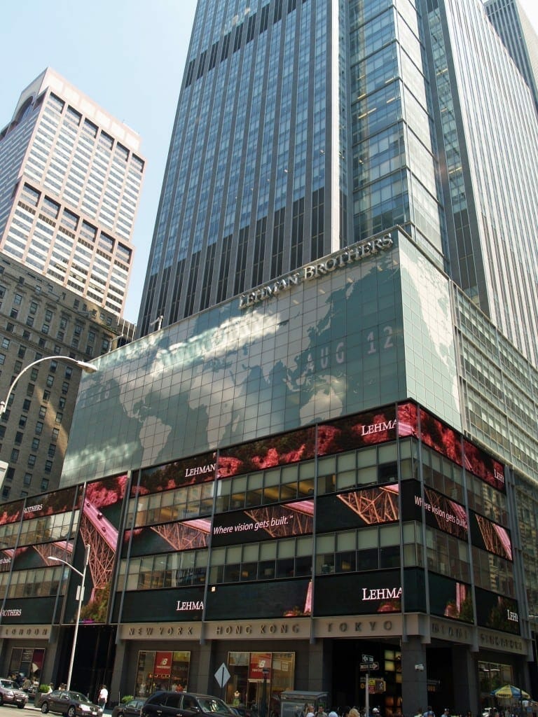 Lehman Brothers Times Square. Foto de David Shankbone