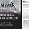 Metallica busca talento en México para sus próximos conciertos en marzo