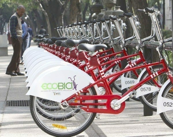 Las bicicletas se establecen en la ciudad de México