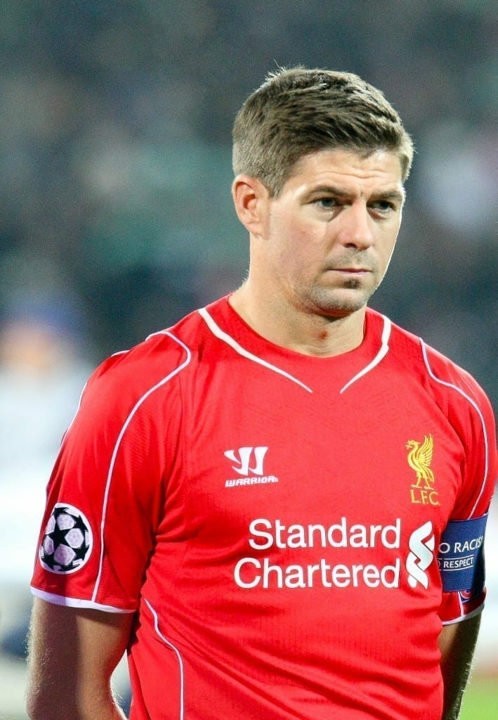 Steven Gerrard en el 2014. Fuente: Wikipedia. Autor: Biser Todorov