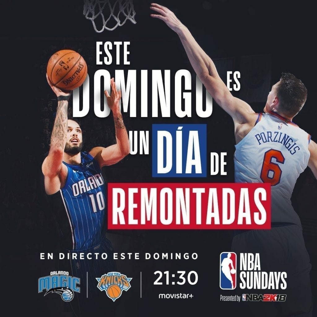 New York Knicks vs Orlando Magic, espectacular #NBASundays en Movistar+