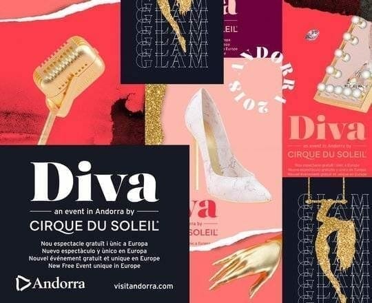 Nivoria desarrolla la promoción digital del espectáculo ‘Diva’ del Cirque du Soleil en Andorra