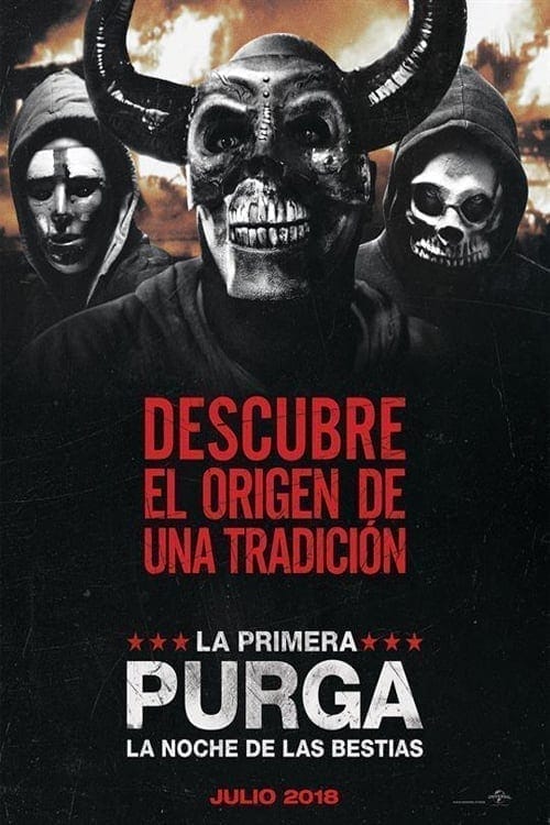Poster for the movie "La primera purga: La noche de las bestias"