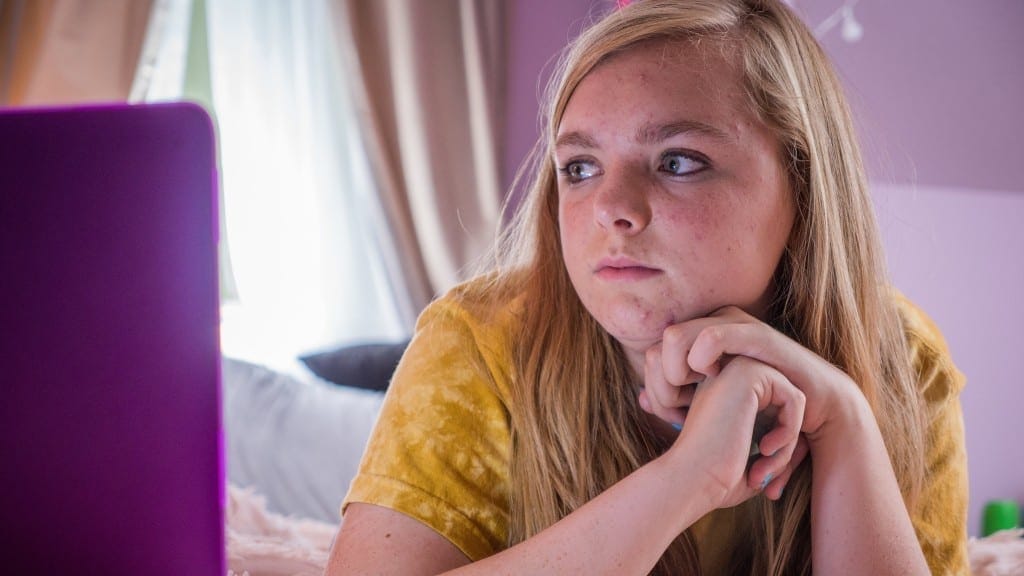 Image from the movie "Eighth Grade"