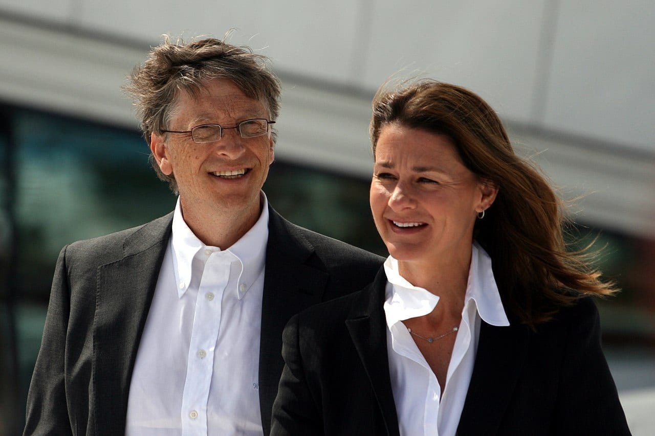 Bill Gates y su esposa Melinda Gates el 3 de junio de 2009.