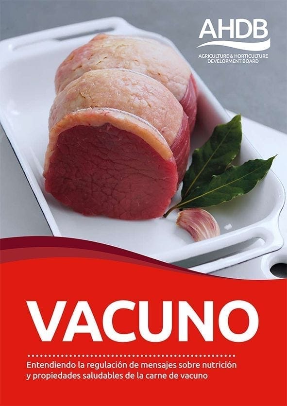 AHDB lanza una guía nutricional sobre carne de vacuno para promover un consumo saludable de carne roja