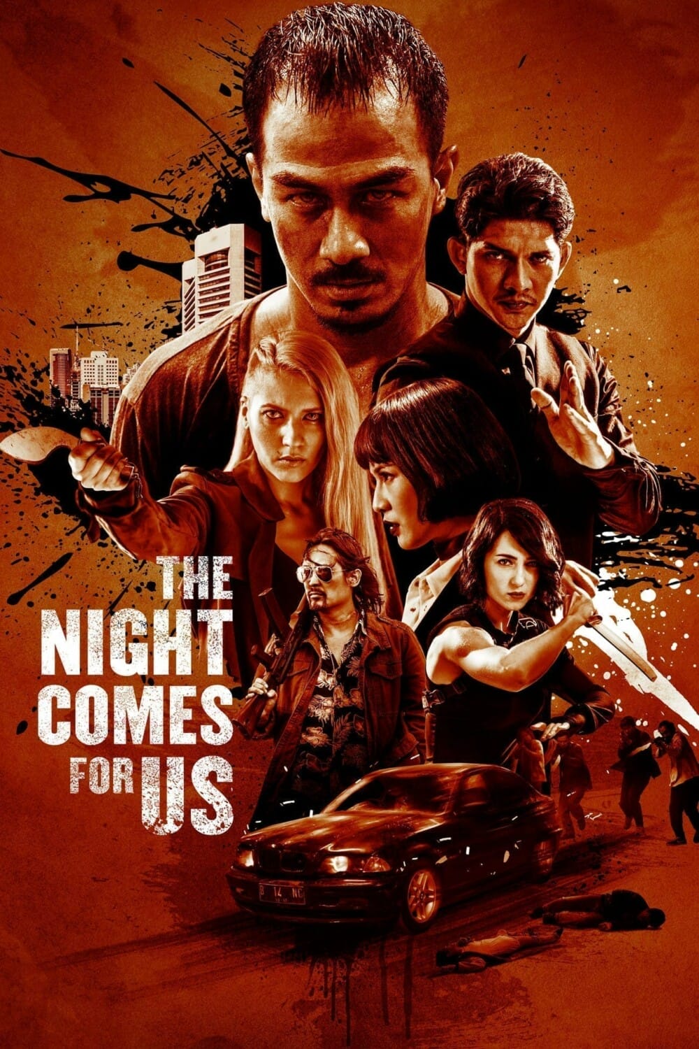 Póster de la película "The Night Comes for Us"