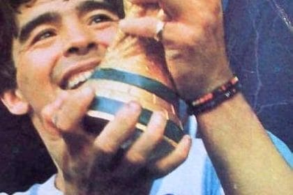 Diego Maradona en 1986