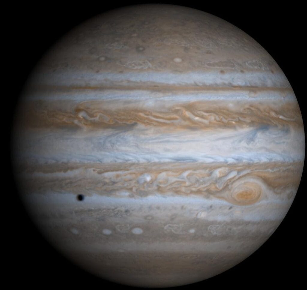Toda la noche con el planeta Júpiter