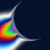 Una imagen de la luna de Saturno, Encelado, iluminada por el Sol, tomada por la misión Cassini. La cola de color falso muestra chorros de partículas heladas y agua que son esparcidas al espacio desde un océano que se encuentra muy por debajo de la superficie helada de la luna. Las misiones futuras podrían buscar los ingredientes nencesarios para la vida en el océano en una luna helada como Encelado. Image Credit: NASA/JPL