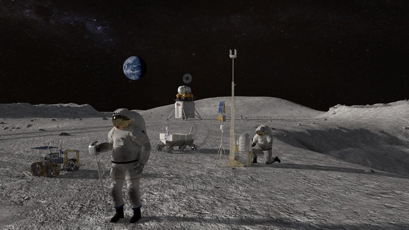La NASA será la encargada de llevar a los astronautas estadounidenses a la Luna en los próximos cinco años. Image Credit: NASA