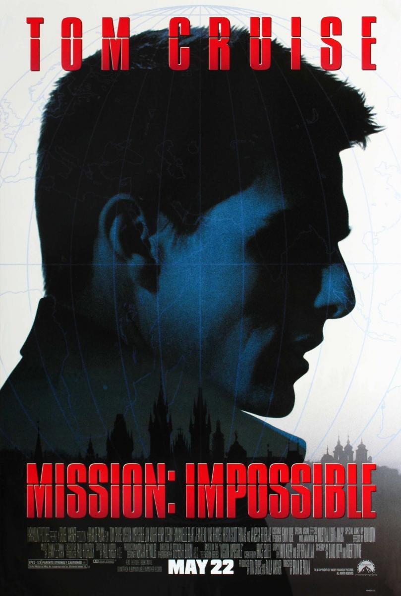 Mission Impossible (1996), de Brian De Palma