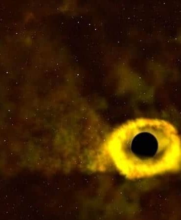 Por primera vez, TESS, el satélite buscador de planetas de la NASA, observó un agujero negro desgarrando una estrella en un fenómeno cataclísmico llamado evento de interrupción de las mareas. Crédito de la imagen: NASA
