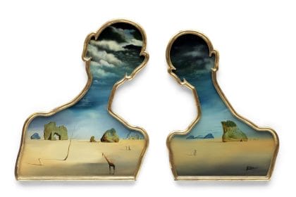 © Bonhams Salvador Dalí (1904-1989), Couple aux têtes pleines de nuages (1937) Estimación: £7,000,000 – 10,000,000. 92.5 x 72.5 cm (imagen a la izquierda) 90 x 70.5 cm (imagen a la derecha)