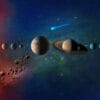 Artist concept of the solar system. Credits: NASA