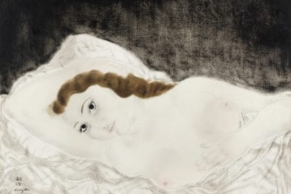 Léonard Tsuguharu Foujita (1886-1968) Femme allongée, Youki. Estimation: £500,000 - 700,000.