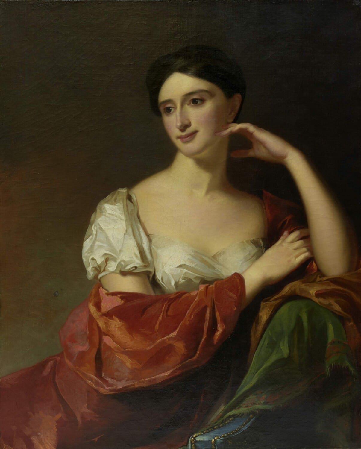 Thomas Sully (1783-1872) Sarah Coxe, 1813 oil on canvas 36 x 29in (91.4 x 73.7cm) Estimate: $7,000 - 10,000 (£5,000 - 8,0