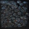 John Keane, Blackboard/Theory of Anything, 2020, Acrylic and wax crayon on linen