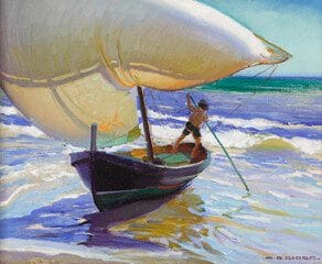Arthur Grover Rider (1886-1975), Sun and Sail, oil on canvas, Price realized: $100,075