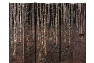 Jean Dunand, 'Les Biches' folding screen, circa 1926. Estimate: £50,000 - 70,000