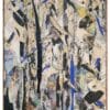 Lee Krasner, Untitled, 1954, oil, glue, canvas and paper collage on Masonite, 48 x 40 inches, 122 x 102 cm. © 2021 Pollock-Krasner Foundation / Artists Rights Society (ARS), New York. Private Collection, New York City.