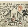 Keith Haring & Jean-Michel Basquiat, Untitled, 1980 ink on paper (estimate: $300,000 – 500,000)