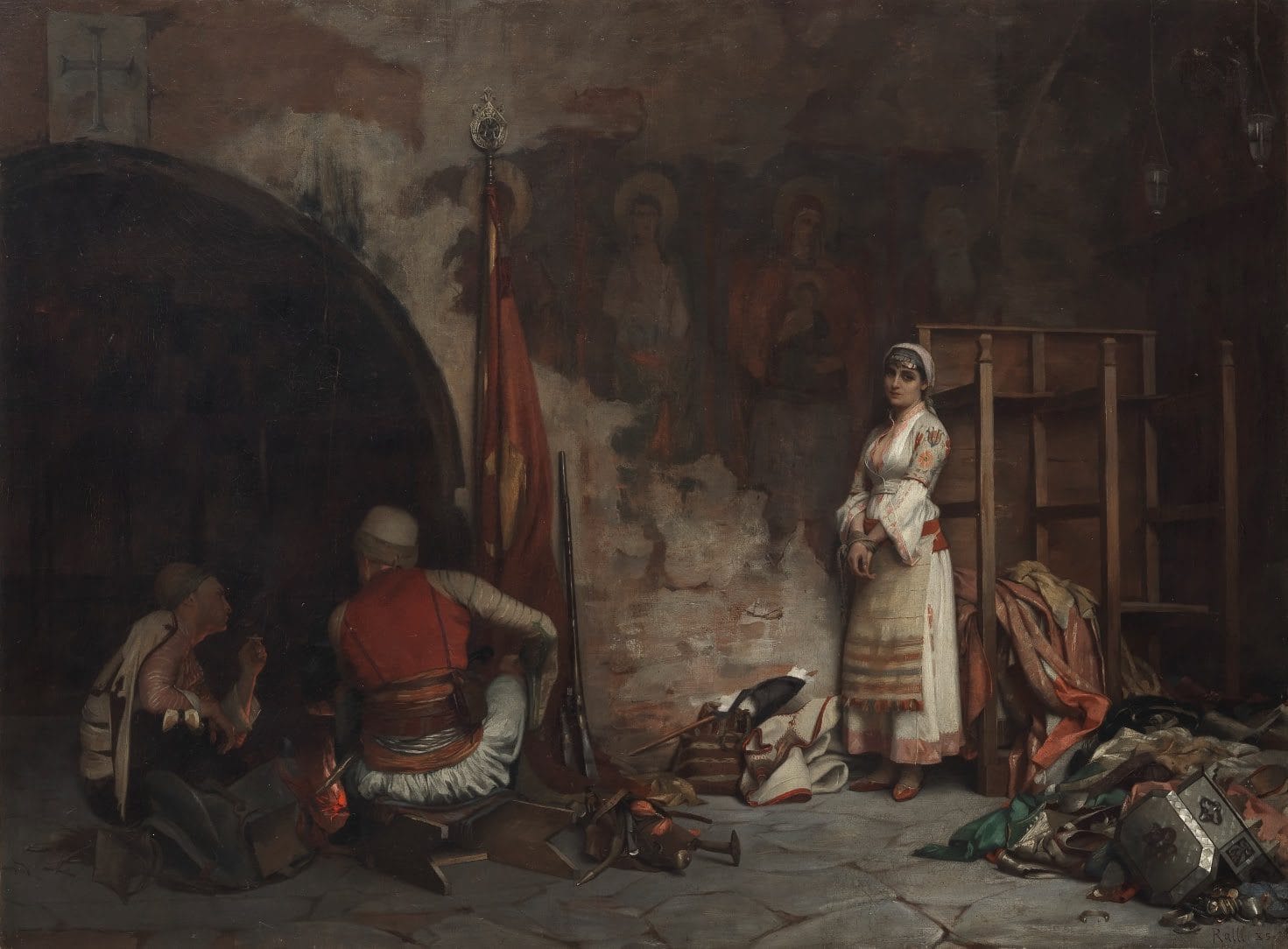 La Captive by Théodore Ralli. Sold for €375,313.