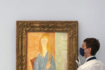 Amedeo Modigliani's Jeune Fille Assise, Les Cheveux Dénoués (estimate $15/20 million)