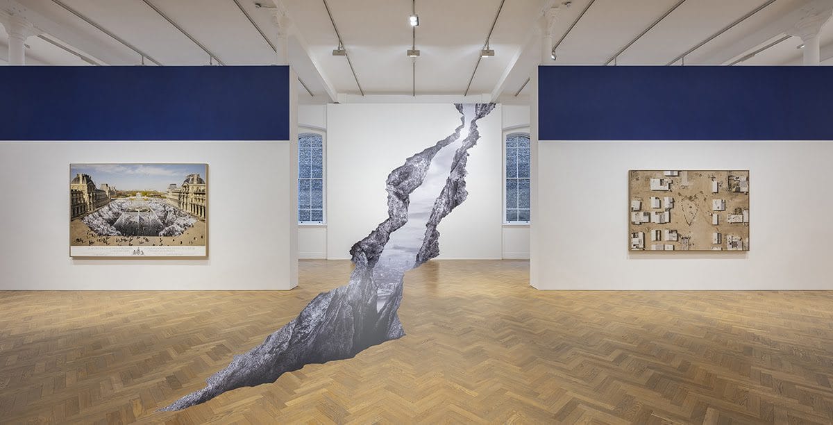 Installation view, JR: Eye to the World, Pace Gallery, London, June 3 - July 4, 2021. © JR. Photo: Damian Griffiths.