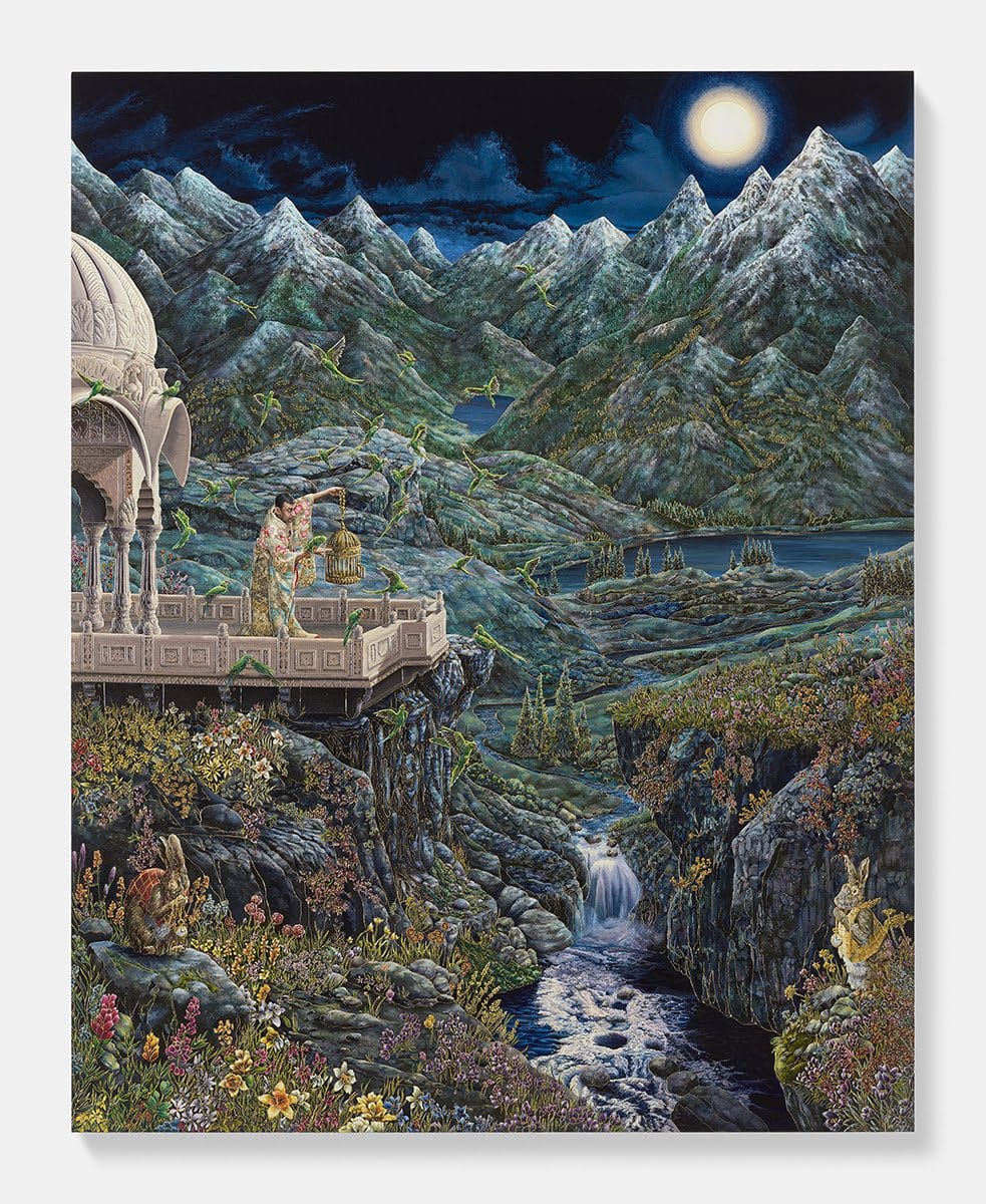 Raqib Shaw's "Reflections Upon the Looking-Glass River"