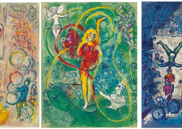 Marc Chagall (1887-1985), Le Cirque, The complete portfolio comprising 38 lithographs. Sold for £250,250.
