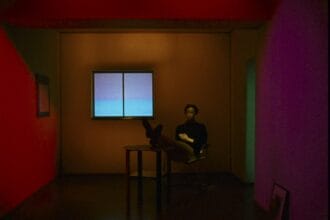 Andro Wekua, 'By the Window' (video still), 2008. Single channel, projection, 16mm transferred to Blue Ray Disc, 8:30 min, sound, color; soundtrack by Felix Profos © Andro Wekua; courtesy the artist and Gladstone Gallery, New York & Brussels