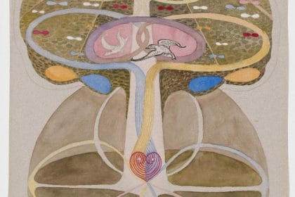 Hilma af Klint, Tree of Knowledge, No. 1, 1913–1915. Courtesy David Zwirner