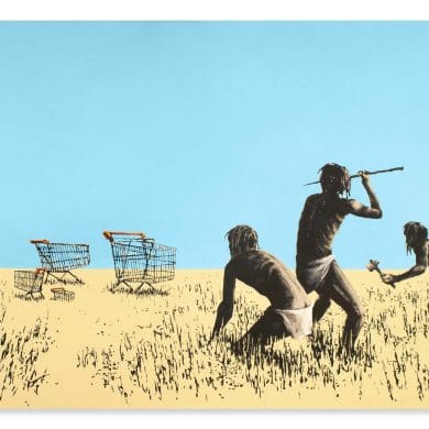Banksy's Trolley Hunters