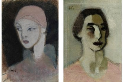 1. Helene Schjerfbeck, Girl from the Islands (1929). 2. Helene Schjerfbeck, Forty Year Old (1939).