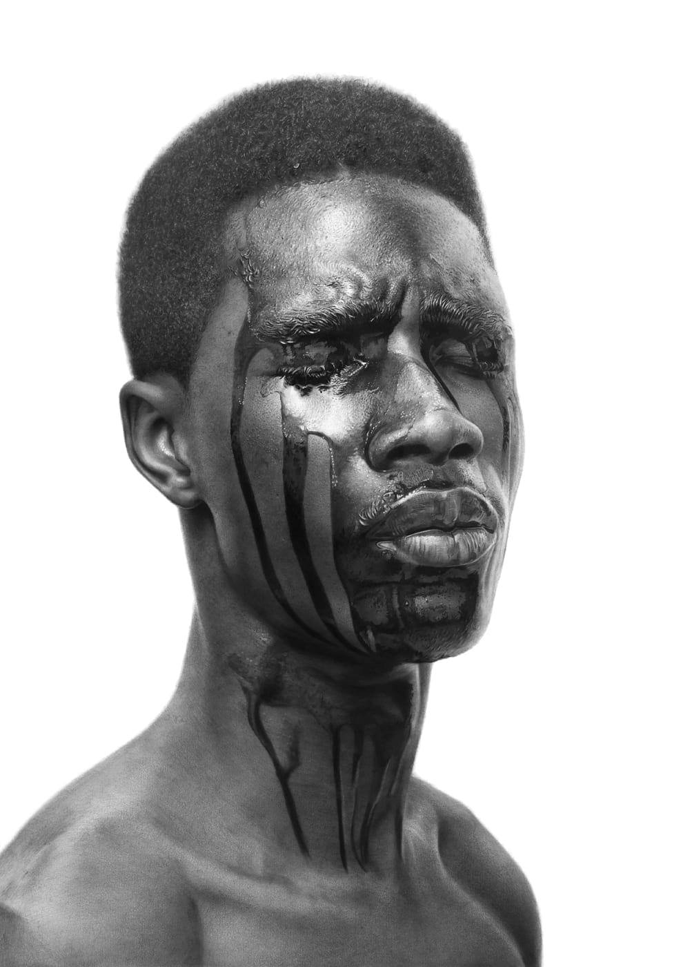 Arinze Stanley The Machine Man 6 Charcoal and graphite on paper 29.3 x 27.5