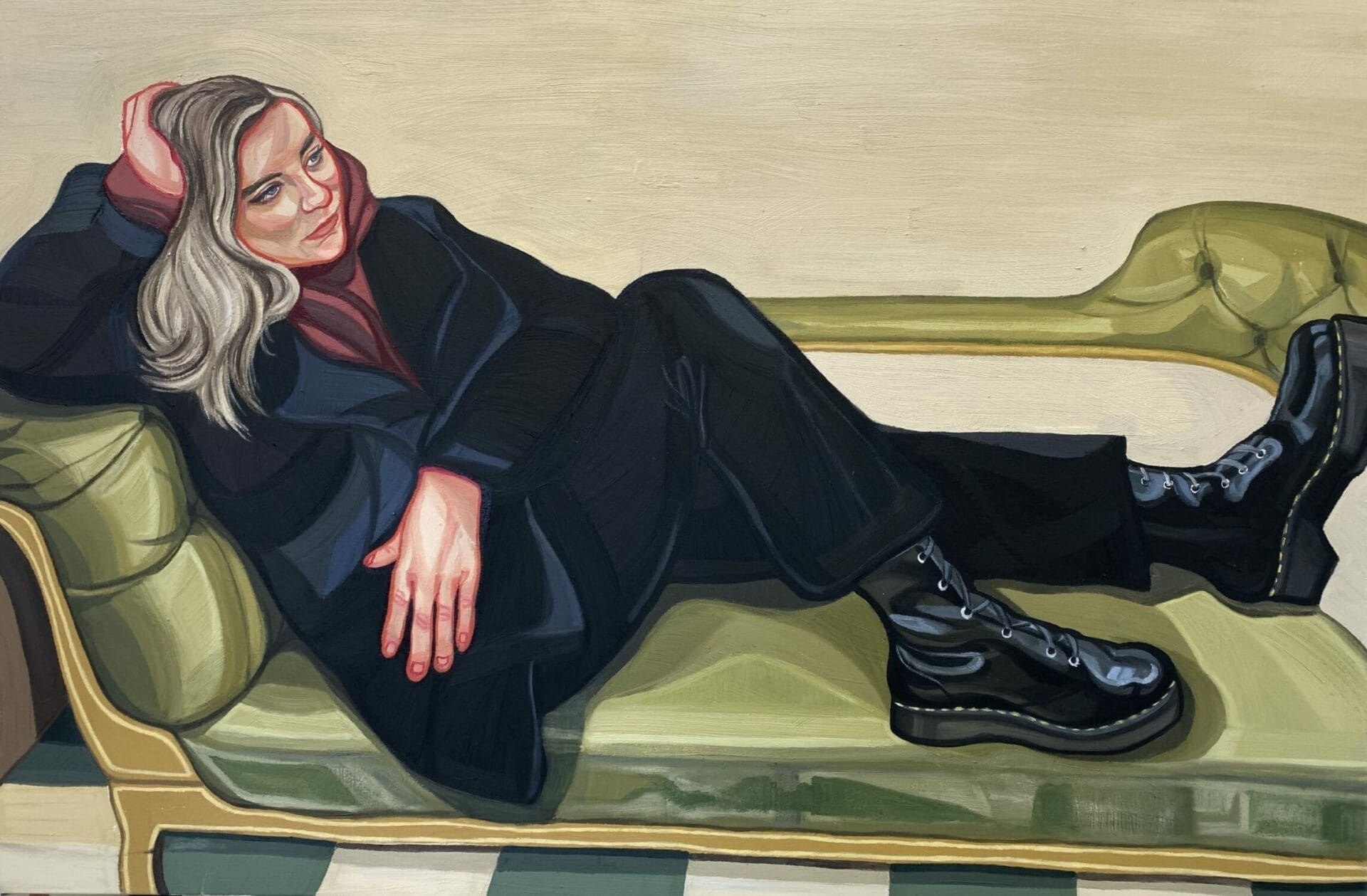 Dr Martens 150 x 100cm oil on canvas Ania Hobson scaled 1
