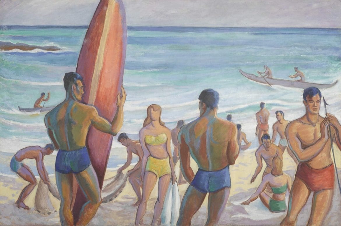 Robert Eskridge (1891-1975) Waikiki