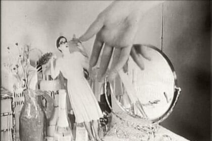 Doll Clothes (film still), 1975. 16-mm black and white film transferred to DVD, silent, 2 minutes 23 seconds.