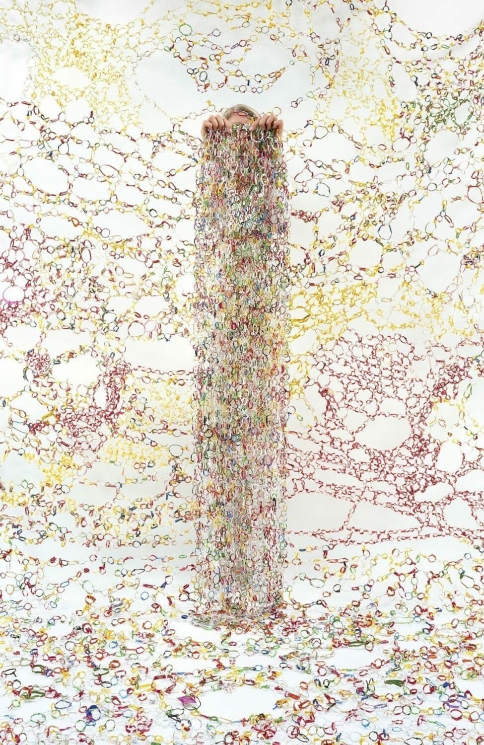 Rachel Perry, Lost in My Life (Twist Tie Column), 2011 Archival pigment prin, 90h x 60w in