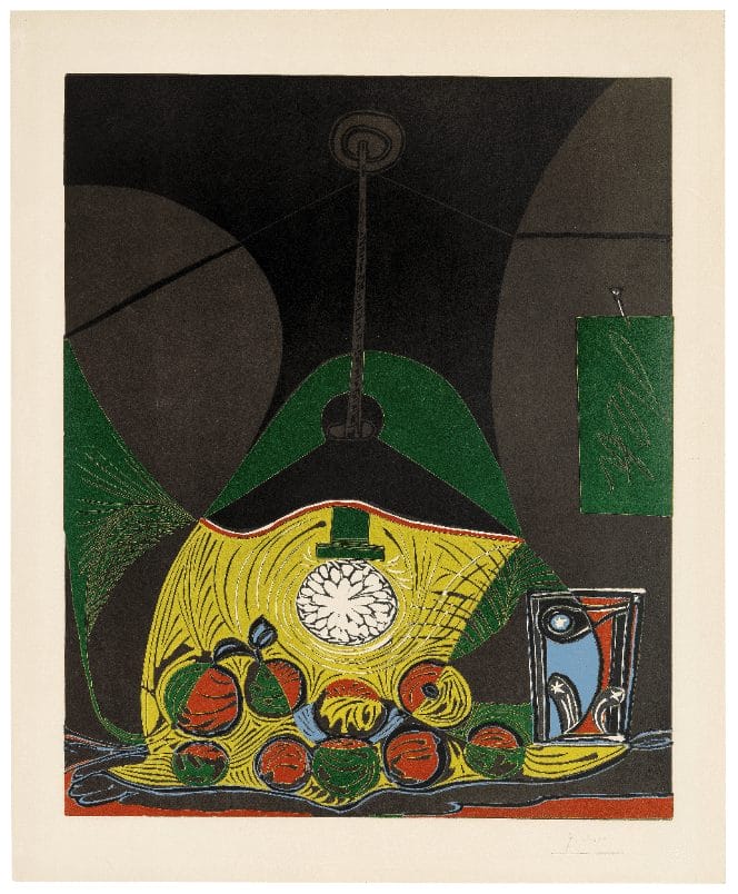 Pablo Picasso (1881-1973), Nature morte sous la Lampe, 1962 (This work is an artist's proof aside from the edition of 50. Estimate: £80,000 - 120,000.