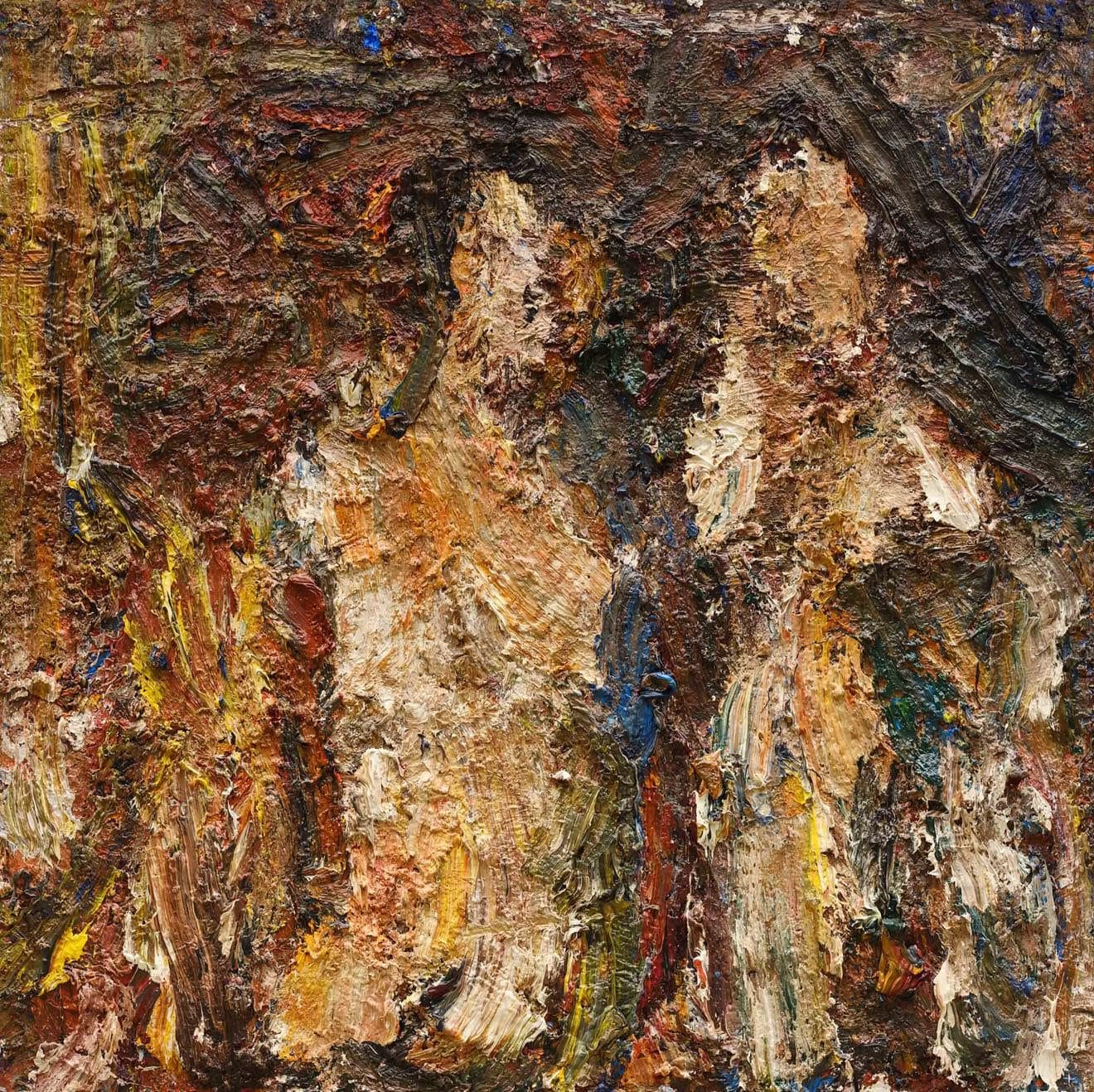 Eugène Leroy, “Dans le soir”, 1997 Oil on canvas, 39 1/4 x 39 1/4 inches (100 x 100 cm)