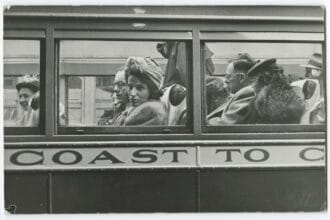 Esther Bubley, Coast to Coast, SONJ, 1947. Gelatin silver print, 6 1/2 x 10 inches. © Estate of Esther Bubley